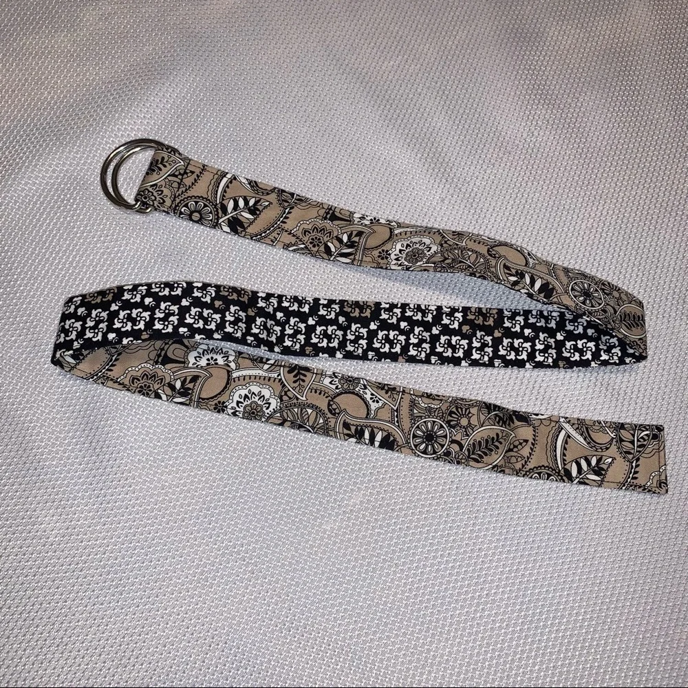 Khaki Paisley 40” Fabric Belt